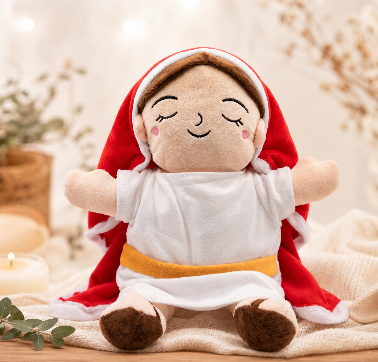 Peluche Virgen Maria Respiracion Antiestres